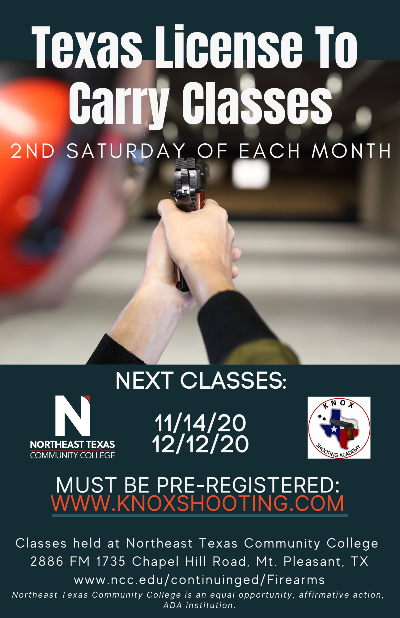 texas-license-to-carry-course-northeast-texas-community-college